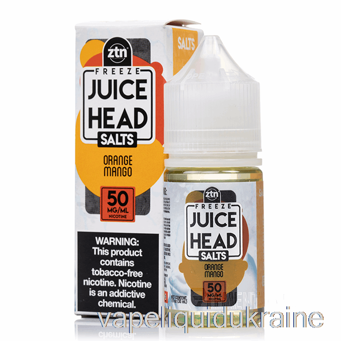 Vape Liquid Ukraine FREEZE Orange Mango - Juice Head Salts - 30mL 50mg